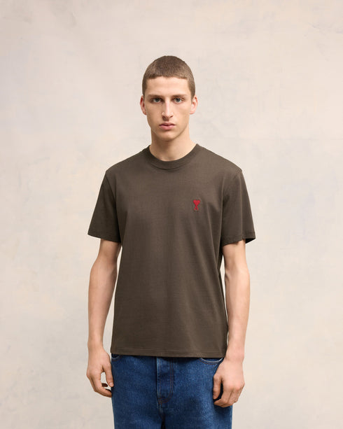 AMI PARIS Red Ami De Coeur Tee Unisex Apparel